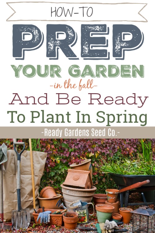 It's that time of year again! The crisp cool weather and changing leaves are upon us. Fall is here! It's time to break out the pumpkin spice lattes and the warm cozy socks.  But it's also time to prepare your garden so it'll be ready for planting in the spring.