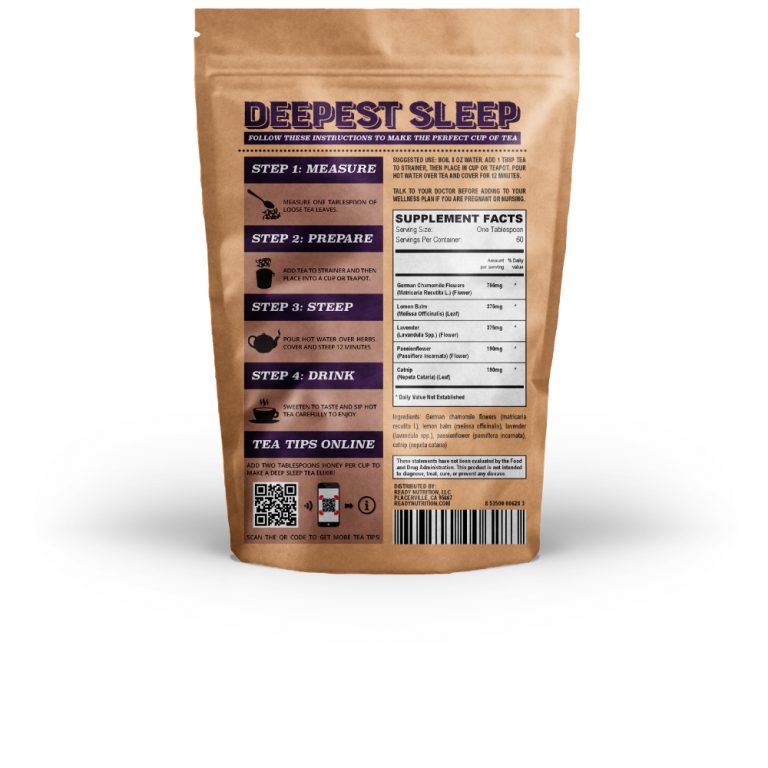Ready Nutrition™ Deepest Sleep Loose Tea Blend for Bedtime Ready
